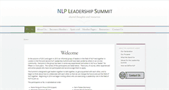Desktop Screenshot of nlpleadershipsummit.org